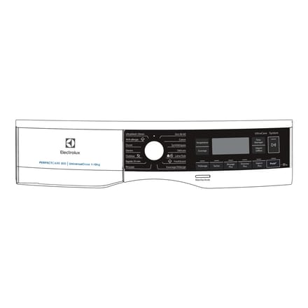 AEG controlepaneel, wit, Electrolux 140216450043