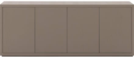 Goossens Dressoir Barcelona, 4 Deuren - Hout Bruin