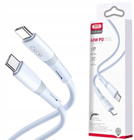 USB-C Kabel 60W PD 3A 1M Snel Laden Data Transfer Blauw