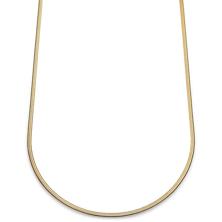 Essentials | 3 mm Goudkleurige Ketting met Visgraatschakels