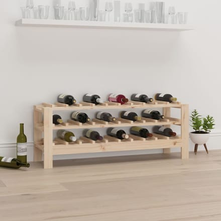 vidaXL - Wijnrek - 109,5x30x42 - cm - massief - grenenhout