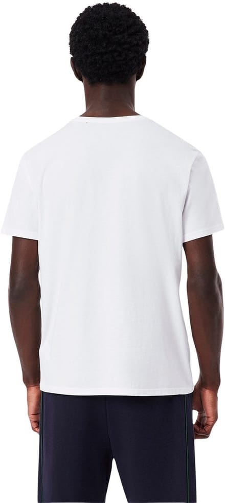 Lacoste heren 3P V-hals shirts basic wit