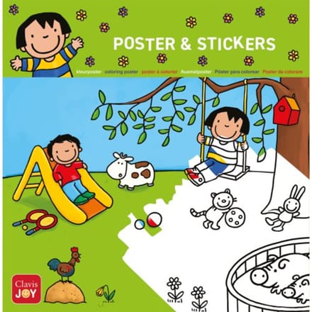 Kleurposter Anna en de lente