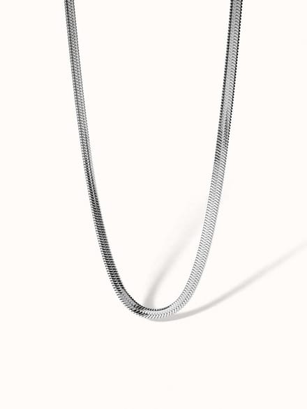 PURELEI I`lalo Kette Silver Größe: OS | Halsketten Outlet | Damen | Grau