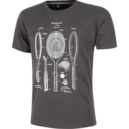 Quiet Please Endlessly Rackitecture T-shirt Heren-Antraciet,Wit