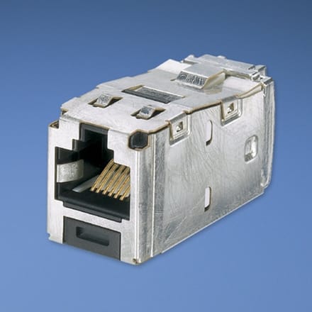 PANDUIT Mini-com module cat 6a shielded 8 pos 8 wire universal.