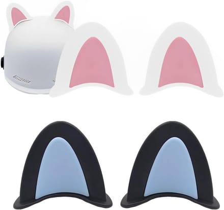 Decoratieve Helm Oren Set (2 Paar) - Universele Motorhelm Accessoires