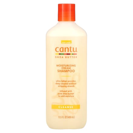 Cantu, Beurre de karité, Shampoing crème hydratant, 13,5 fl oz (400 ml) beige