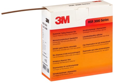 3M™ krimpkous dunwandig Ø3/1mm (3:1) 10 meter bruin - per 3 stuks (7000099181)