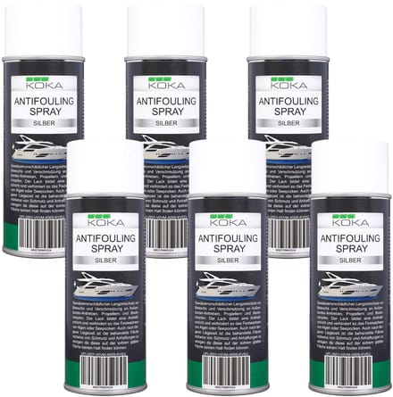 6x Antifouling Spray Zilver