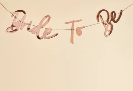 Bride to be' Rosé Goud - 2 Meter