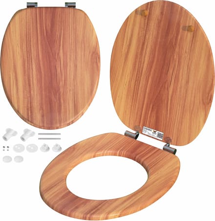 Wc bril - Deksel Sluitingsmechanisme Toiletzitting - MDF Hout
