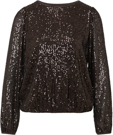 Comma  Blouses Brown Taglia: 46 | Maglie a manica lunga Outlet | Donna | Marrone
