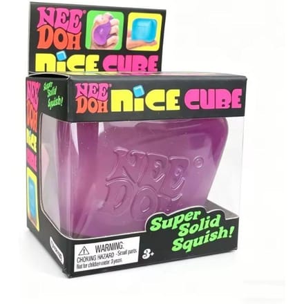 Needoh Nice Cube Sensorische Stressverlichter Fidget Tool voor Angst & Focus Bureau Sensorische Kubus voor Volwassenen & Kinderen