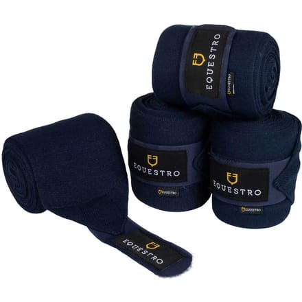 Wollen rustbanden voor paarden Equestro (x4)