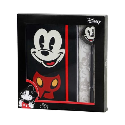 Karactermania - Disney - Mickey Mouse - Dagboek - Notitieboek - Planner - Schetsboek en Balpen