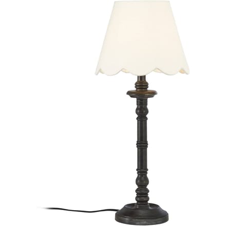 PR Home Joy tafellamp met gebogen stoffen kap