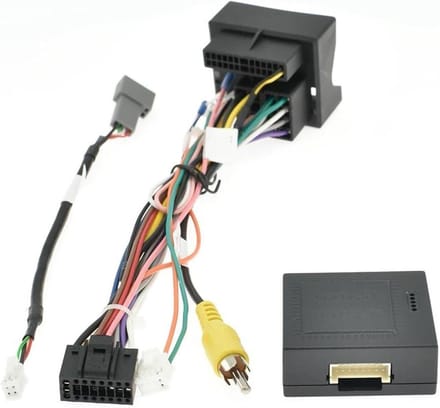 Achteruitrijcamera Adapter - CANBUS Decoder Box - Veilig Parkeren - Naadloze Integratie - 16 Pin - Zwart
