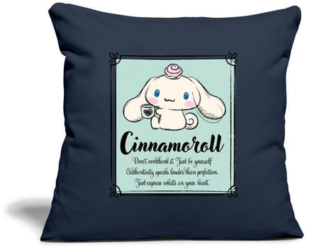 Cinnamoroll Don't Overthink It. Just Be Yourself Sierkussenhoes, 45 x 45 cm