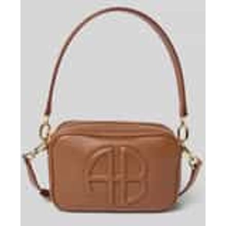 Handtas met labeldetail
