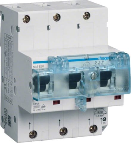Hager HTN350E HTN350E Zekeringautomaat 3-polig 35 A
