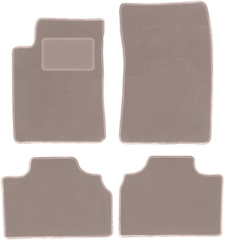 Beige veloursmatten voor: SsangYong Kyron SUV (2005-2014)