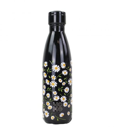 Yoko Drinkfles daisy isotherm 500ml 1 Stuks