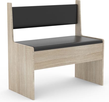 Houten hoekbank Bank met commode Esal breedte 80 cm