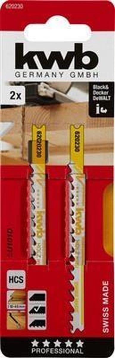KWB Decoupeerzaagblad - Hout Star Middel 6202-30