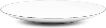 BonBistro Plat bord 24cm coupe black rim Basic White (Set van 6)