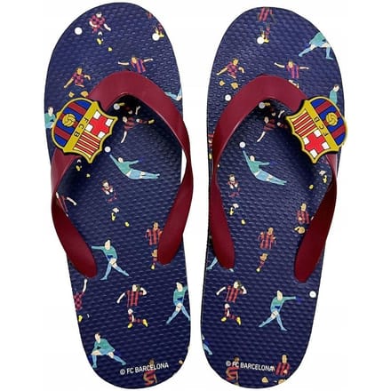 FC Barcelona slippers teenslippers 2300007499 veelkleurig 42/43 brown