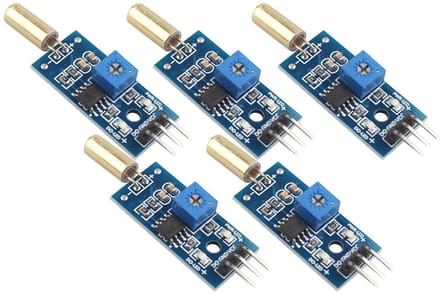 5Pcs Hoek Sensor Module SW-520D - Hoge Gevoeligheid en Digitale Schakelaar