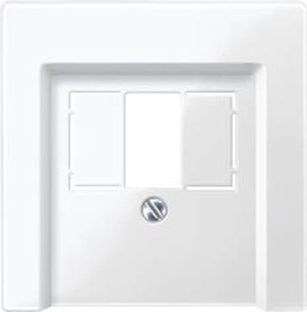 Schneider Electric Merten System M Centraalplaat voor TAE Telefoonaansluiting - Actief Wit
