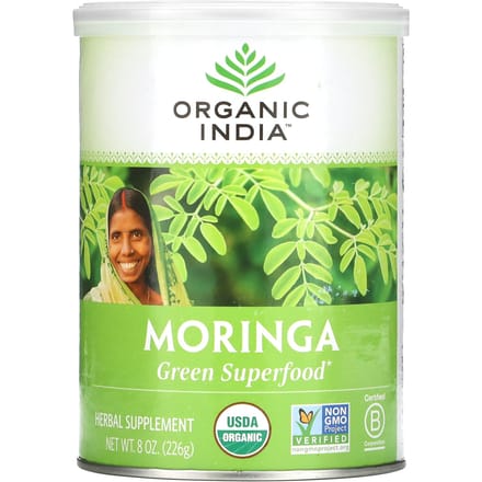 Organic India, Moringa Groene Superfood, 8 oz (226 gr)