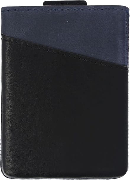 Valenta Leren Pasjeshouder - 9 Pasjes - Blauw