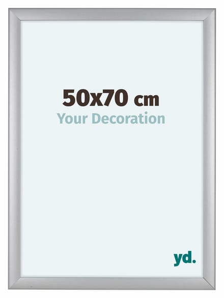Your Decoration - Fotolijst 50x70 cm - MDF - Zilver Mat - Como