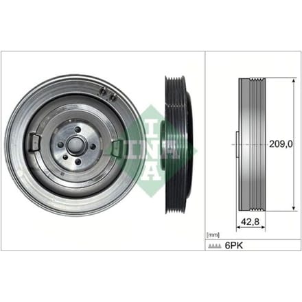 Schaeffler Ina Riemschijf, krukas INA 544 0514 10