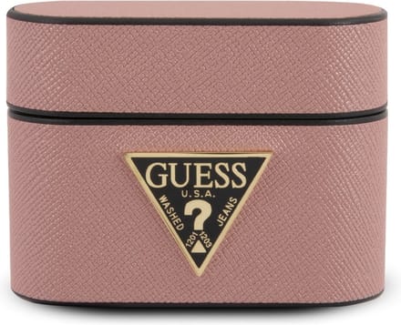 GUESS Saffiano Apple AirPods Pro Case Hoesje - Roze