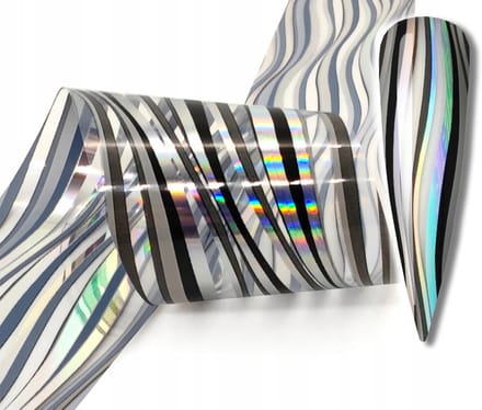 Frezarkowo - Transferfolie voor Nagels - Zebra - 100cm x 4cm