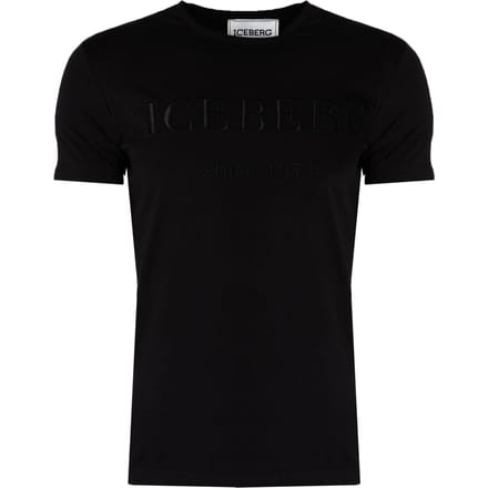 Iceberg T-Shirt C-Neck Mannen zwart