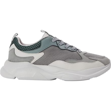 Hugo Heren Leon Mesh Trainers (Donkergrijs)