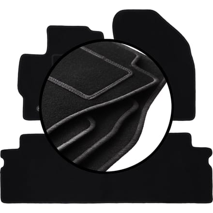 Complete set veloursmatten voor: Toyota Auris I hatchback (2006-2013)