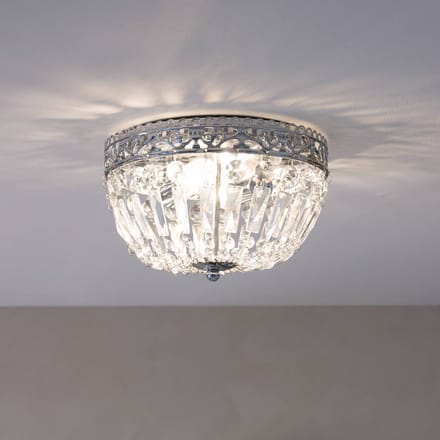 Markslöjd Plafondlamp Etienne glaskristallen Ø 25cm chroom