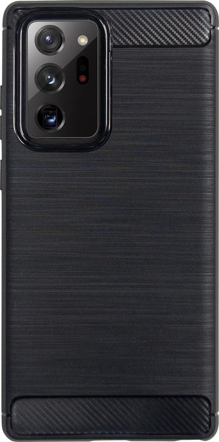 BMAX Carbon soft case hoesje geschikt voor Samsung Galaxy Note 20 Ultra - Zwart