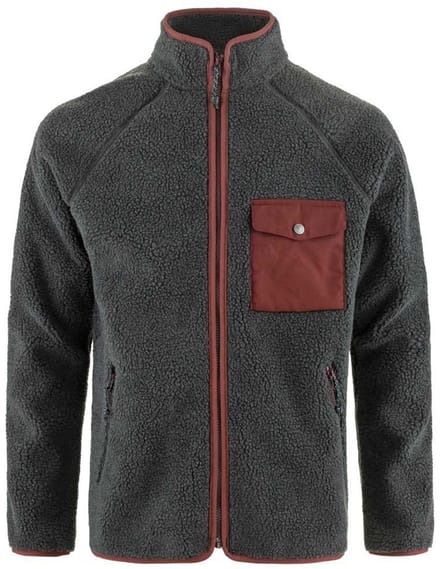 Fjällräven Vardag Pile Fleece Met Volledige Rits Grijs S Man