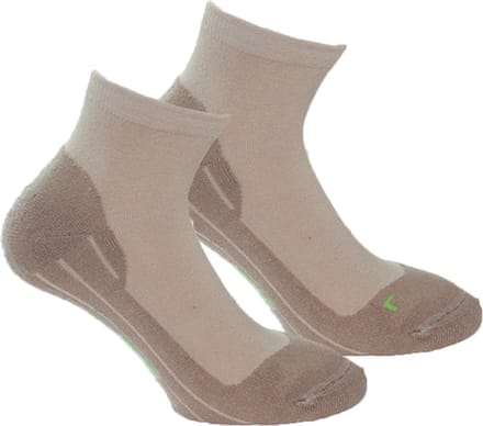 Boru - Walking Experience XP - Quarter Wandelsokken - Bamboe - Anti-blaar - Unisex - 46-47 - Beige - 2343