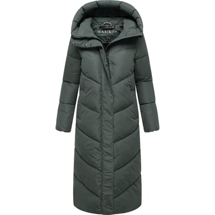 Marikoo dames wintermantel Ranjaa gewatteerd met capuchon & reflecterende details