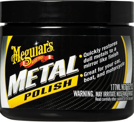 Meguiar's Metal Polish - Metaalpoets auto - Aluminium - Chrome - RVS-Zilver - Koper - 177ml