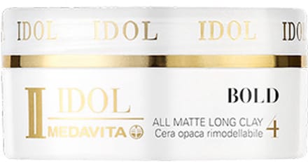 Medavita Idol Bold All Matte Long Clay - 100ml - sterke matte wax