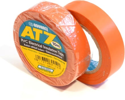 Advance AT7 PVC - Isolatietape - 15mm x 10m - Oranje - Stuurlint - Stuurtape